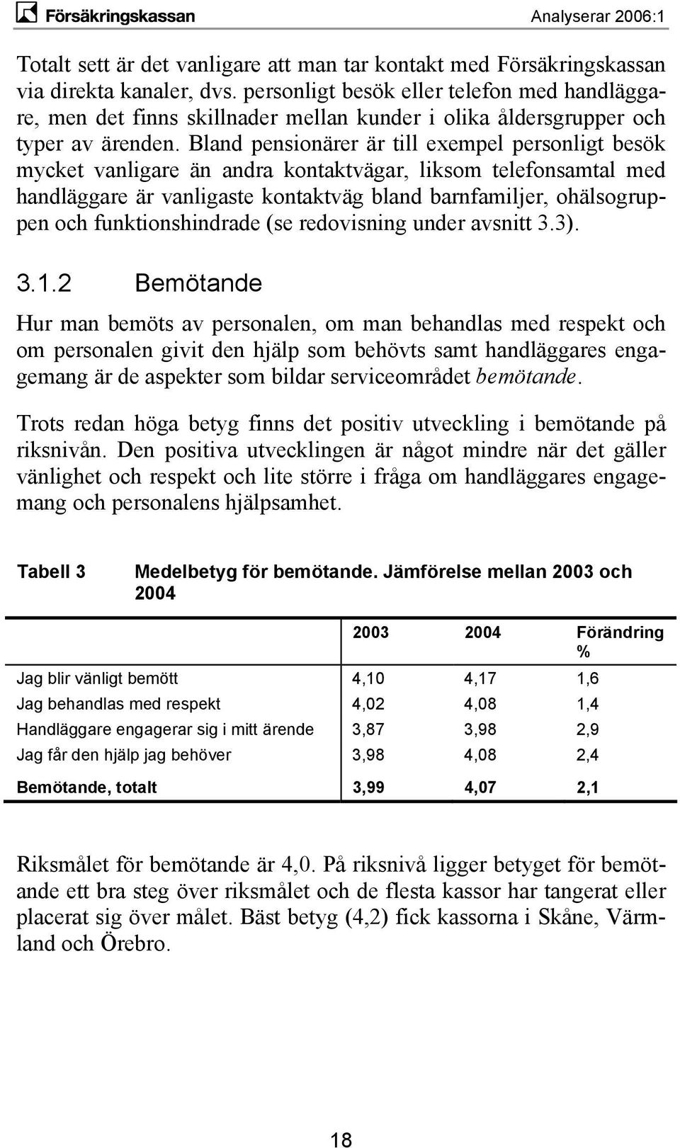 Bland pensionärer är till exempel personligt besök mycket vanligare än andra kontaktvägar, liksom telefonsamtal med handläggare är vanligaste kontaktväg bland barnfamiljer, ohälsogruppen och