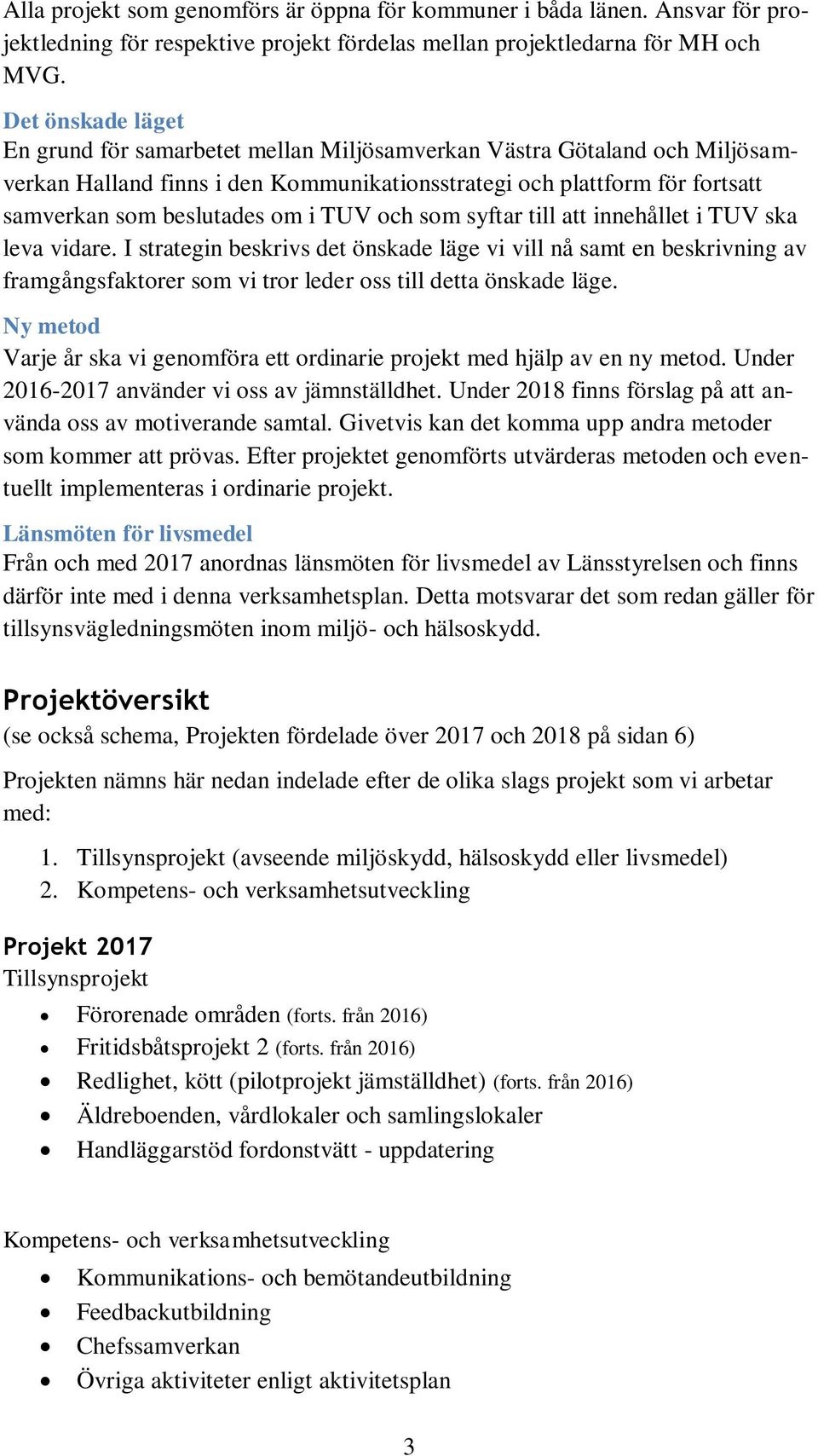 TUV och som syftar till att innehållet i TUV ska leva vidare. I strategin beskrivs det önskade läge vi vill nå samt en beskrivning av framgångsfaktorer som vi tror leder oss till detta önskade läge.