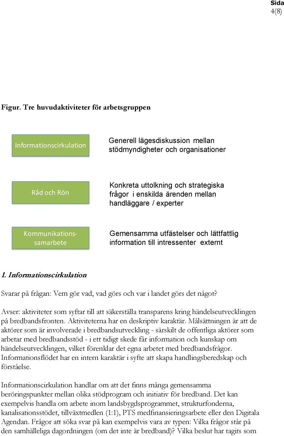 ärenden mellan handläggare / experter Kommunikationssamarbete Gemensamma utfästelser och lättfattlig information till intressenter externt 1.