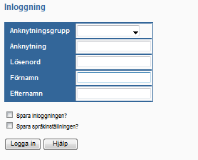 3 Inloggning / Utloggning 3.1 Inloggning Ange förslagsvis anknytning och lösenord. Förnamn och efternamn behöver du i sådana fall endast ange om du delar telefon med någon.