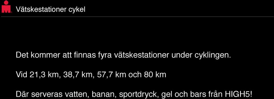 Vid 21,3, 38,7, 57,7 och 80 Där serveras