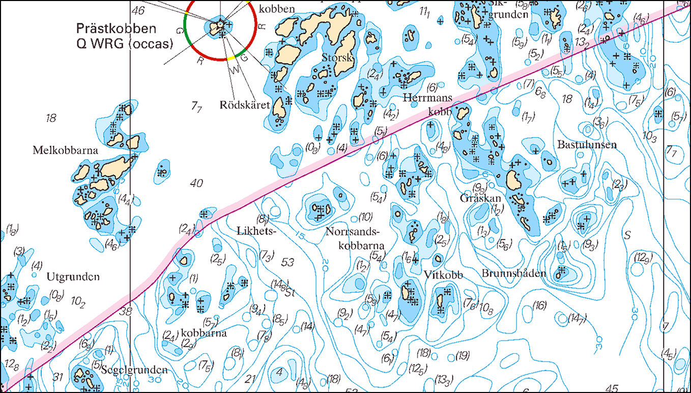 21 Ufs A Bildens övre vänstra del utgör ringat område där djupinformationen är begränsad 3.4.