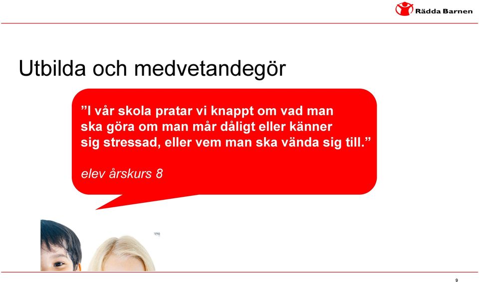 man mår dåligt eller känner sig stressad,