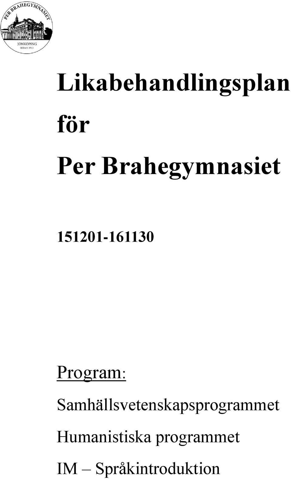Program: