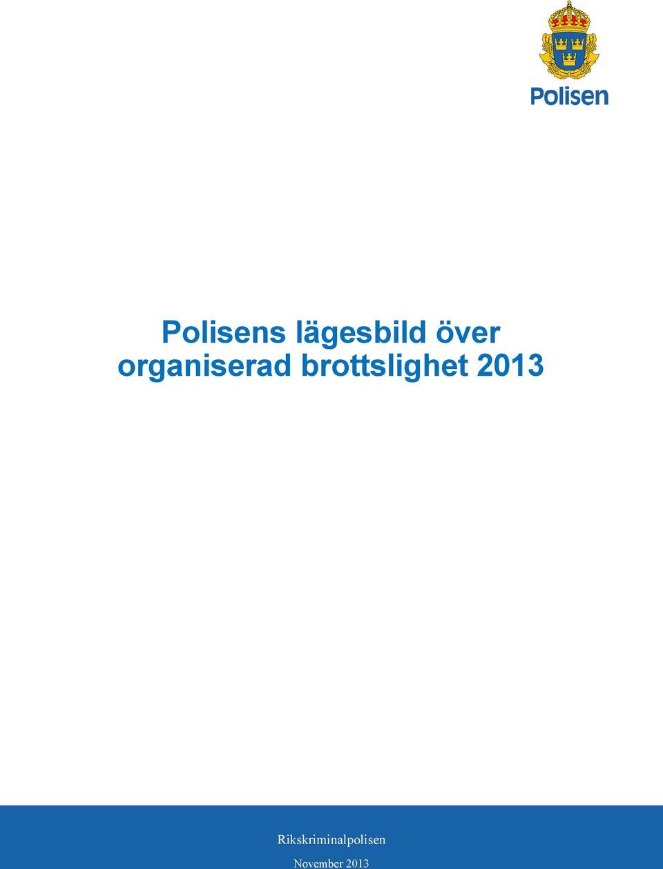 brottslighet 2013