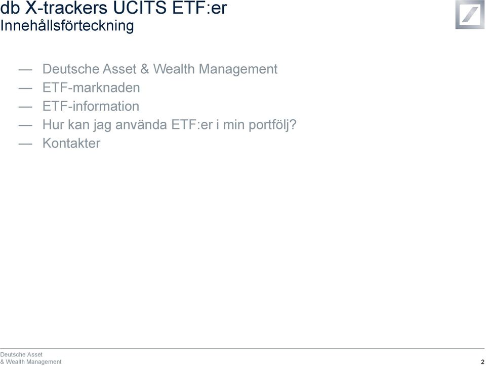 ETF-marknaden ETF-information
