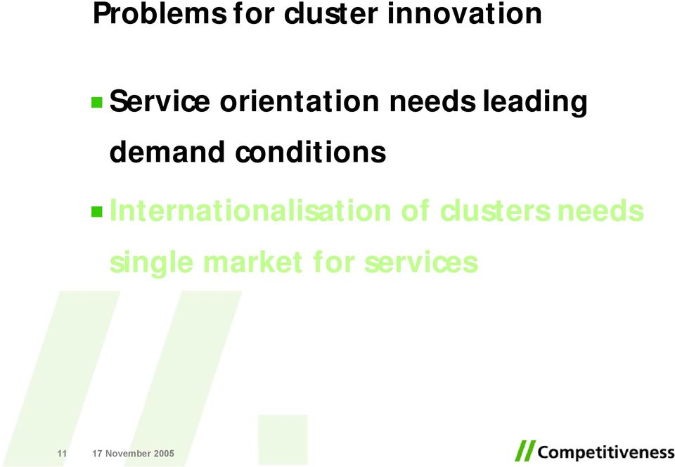 demand conditions