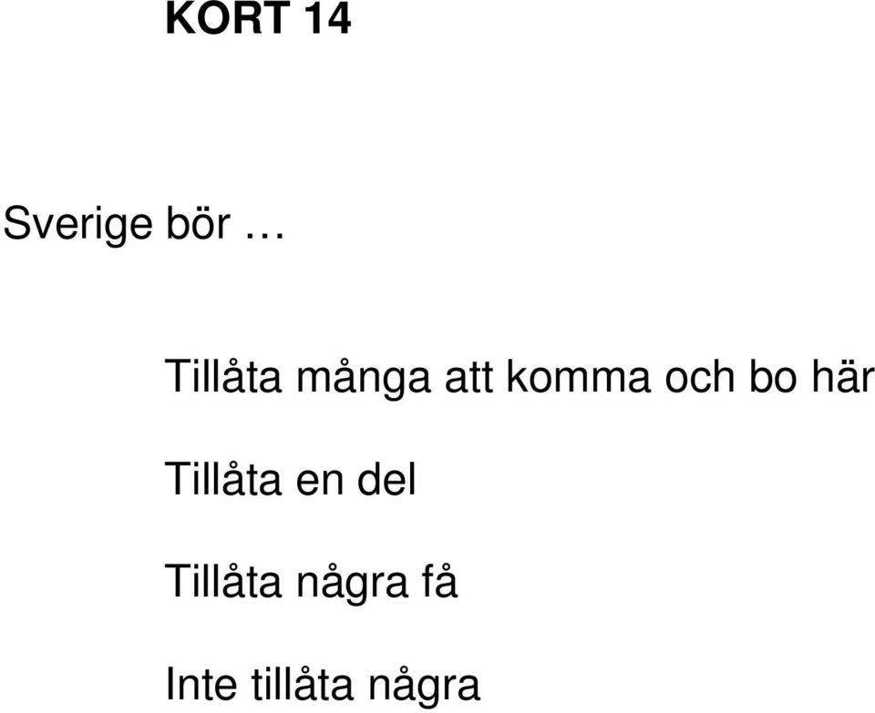 och bo här Tillåta en del