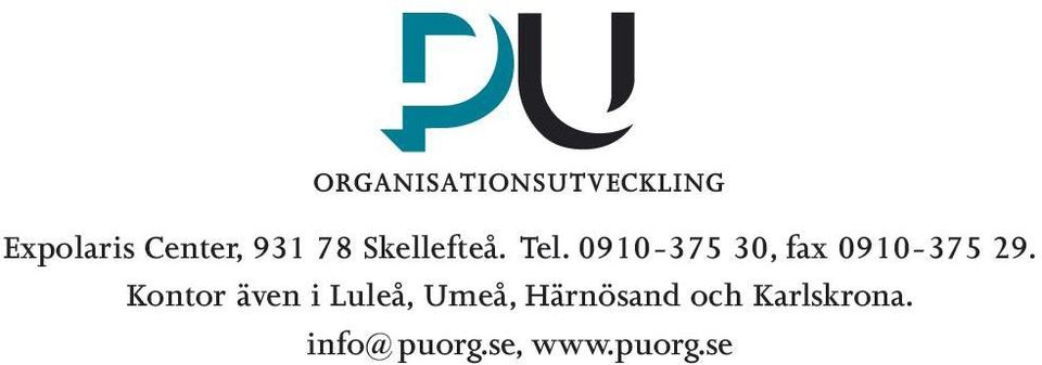 Kontor även i Luleå, Umeå, Härnösand