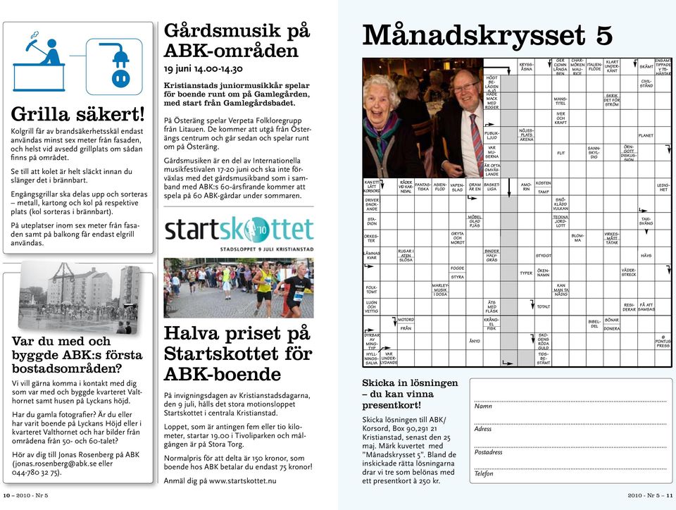 På uteplatser inom sex meter från fasaden samt på balkong får endast elgrill användas. Var du med och byggde ABK:s första bostadsområden?