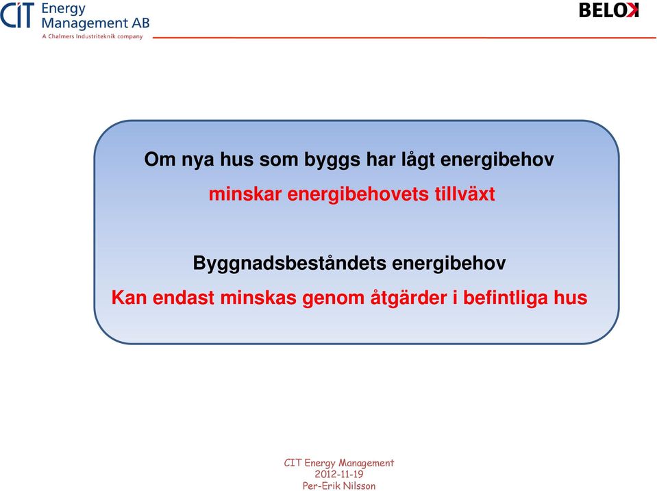 tillväxt Byggnadsbeståndets