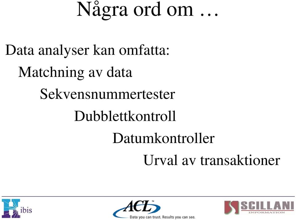 Sekvensnummertester