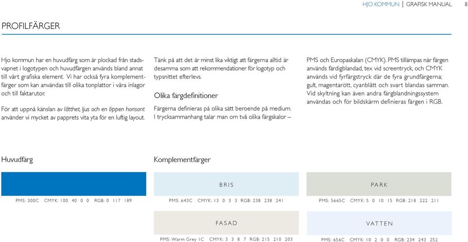 För att uppnå känslan av lätthet, ljus och en öppen horisont använder vi mycket av papprets vita yta för en luftig layout.