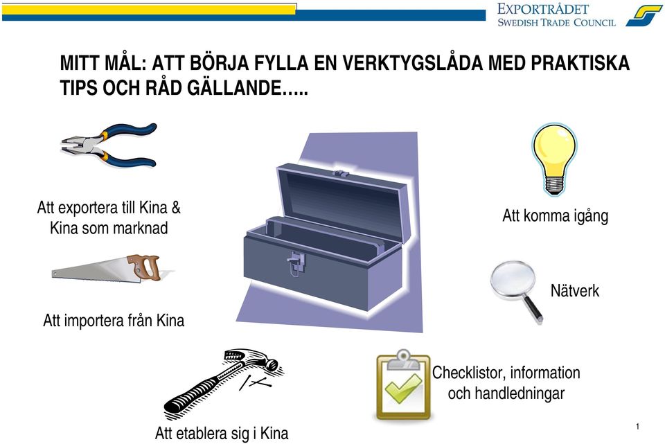 . Att exportera till Kina & Kina som marknad Att komma