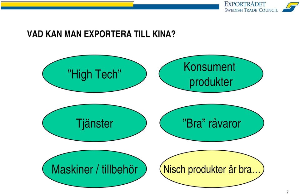 Tjänster Bra råvaror Maskiner /