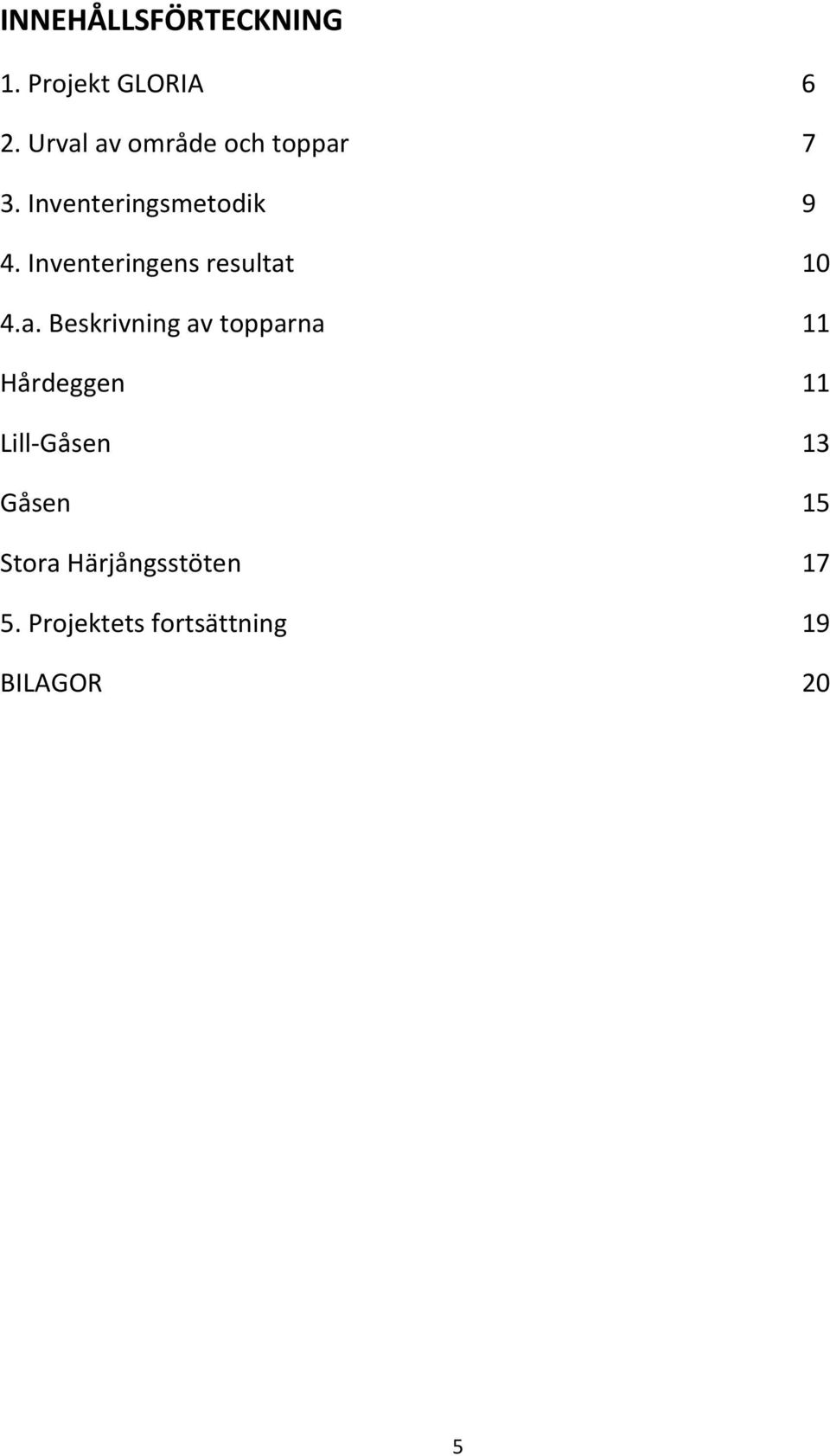 Inventeringens resultat