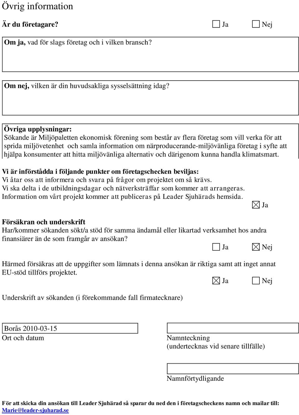 syfte att hjälpa konsumenter att hitta miljövänliga alternativ och därigenom kunna handla klimatsmart.