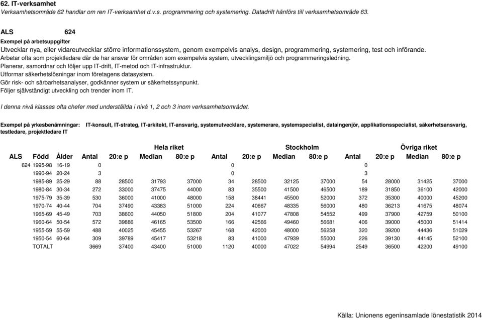 Planerar, samordnar och följer upp IT-drift, IT-metod och IT-infrastruktur. Utformar säkerhetslösningar inom företagens datasystem.