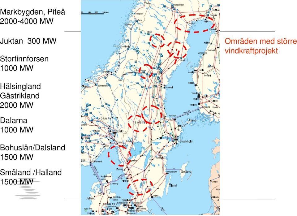 vindkraftprojekt Hälsingland Gästrikland 2000 MW