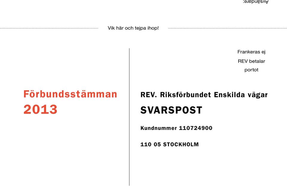 Förbundsstämman 2013 REV.