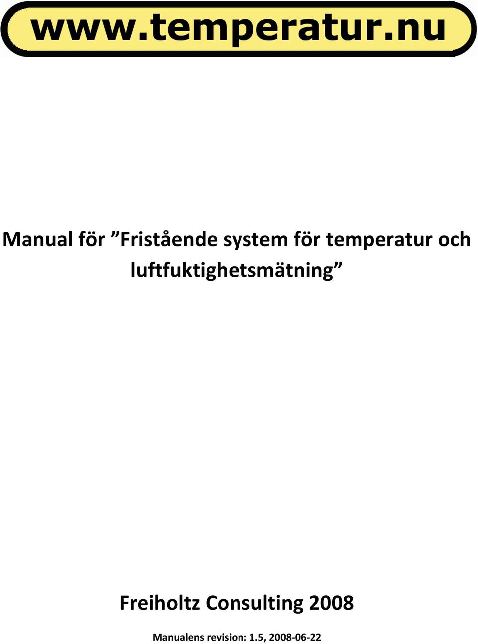 luftfuktighetsmätning Freiholtz