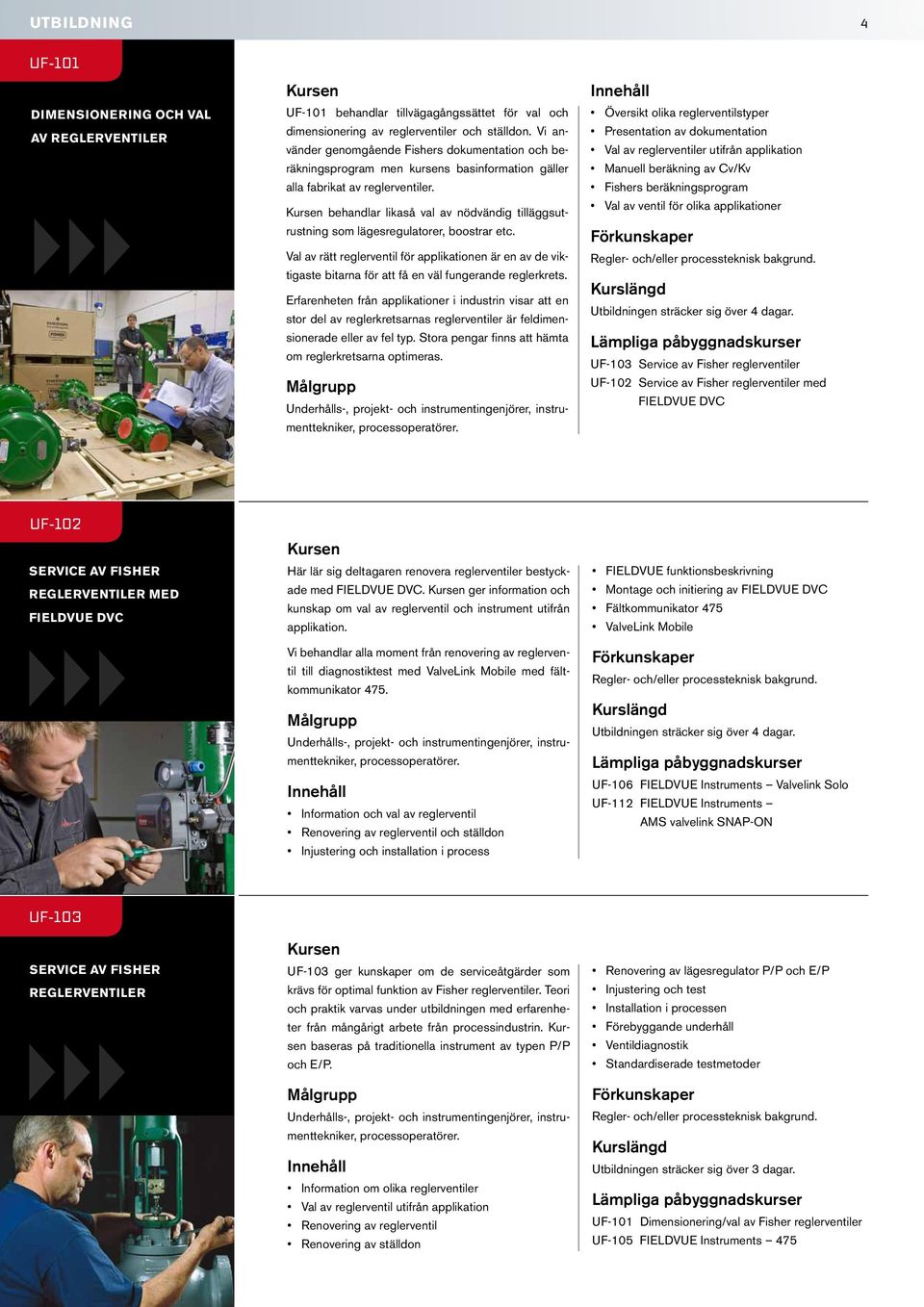 behandlar likaså val av nödvändig tilläggsutrustning som lägesregulatorer, boostrar etc.