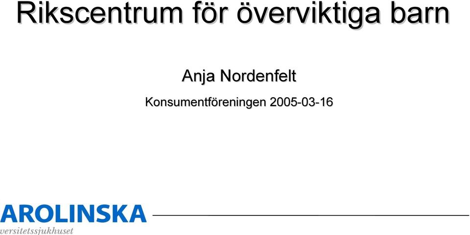 Anja Nordenfelt