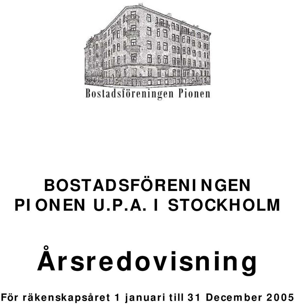 Årsredovisning För