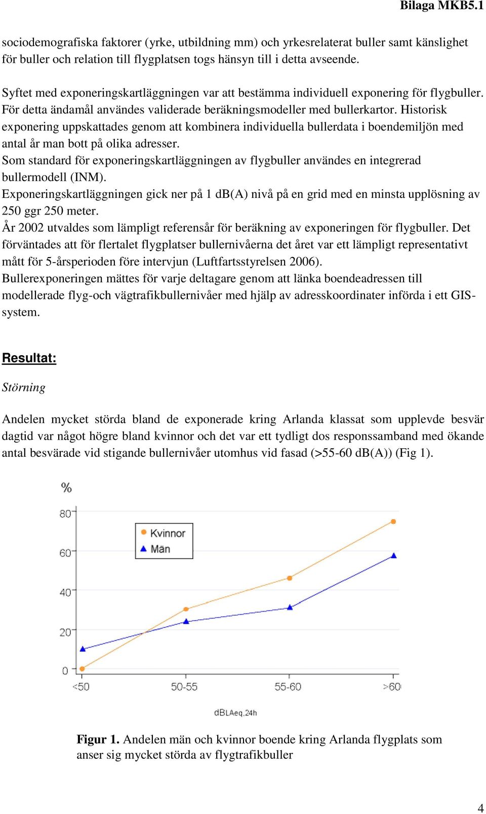 Historisk exponering uppskattades genom att kombinera individuella bullerdata i boendemiljön med antal år man bott på olika adresser.