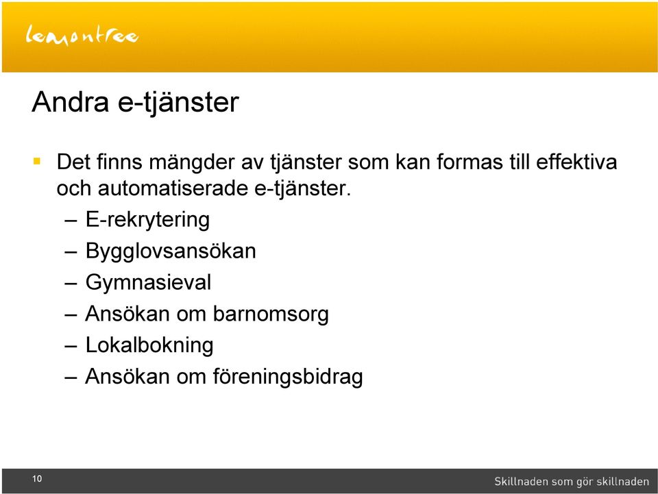 e-tjänster.