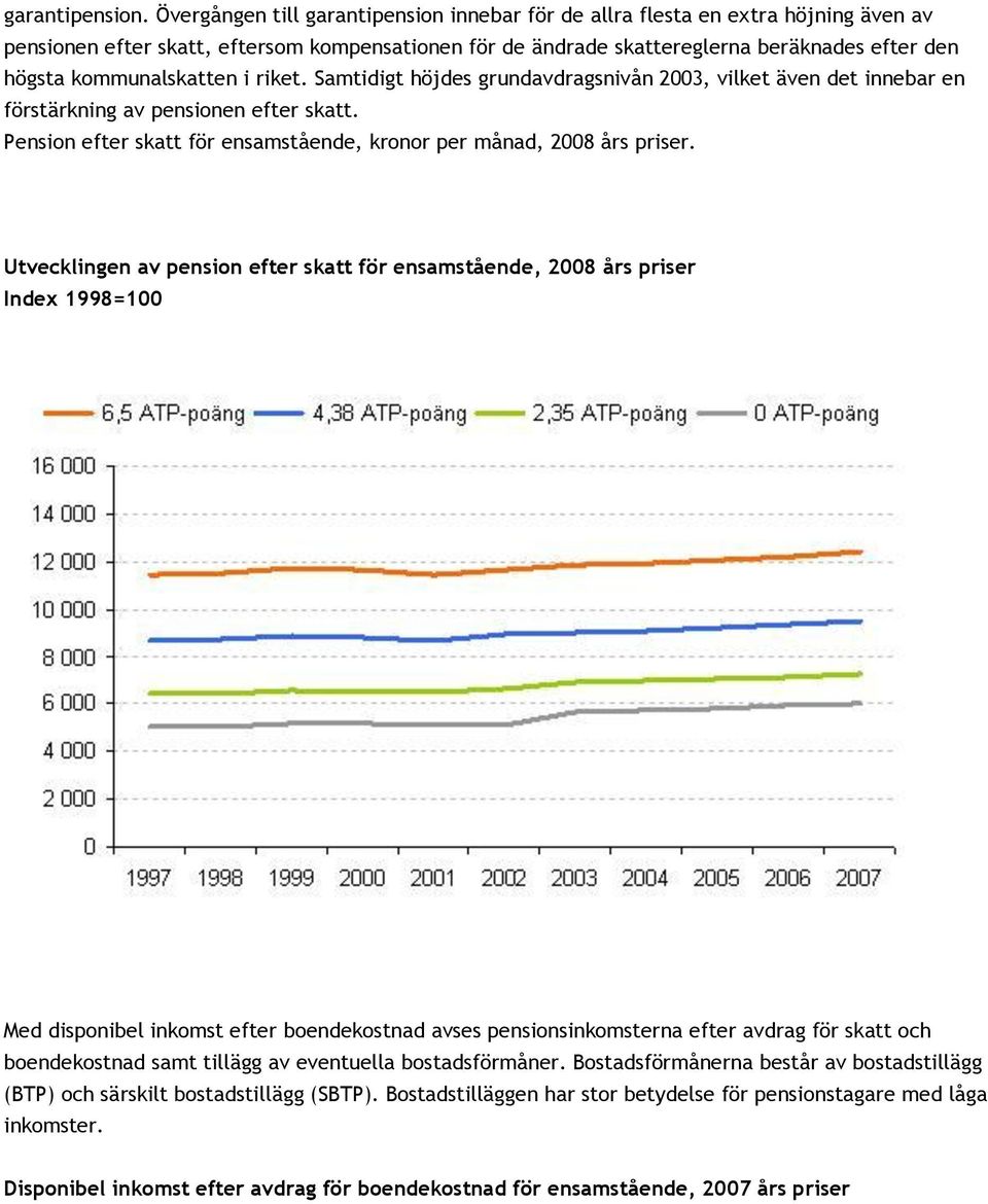 kommunalskatten i riket. Samtidigt höjdes grundavdragsnivån 2003, vilket även det innebar en förstärkning av pensionen efter skatt.