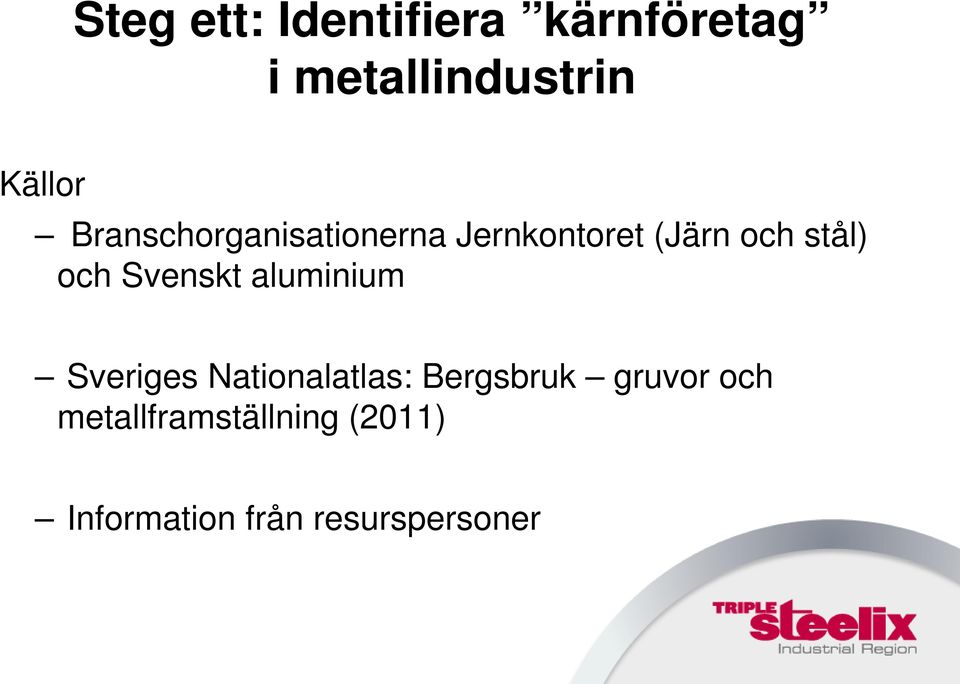 Svenskt aluminium Sveriges Nationalatlas: Bergsbruk gruvor