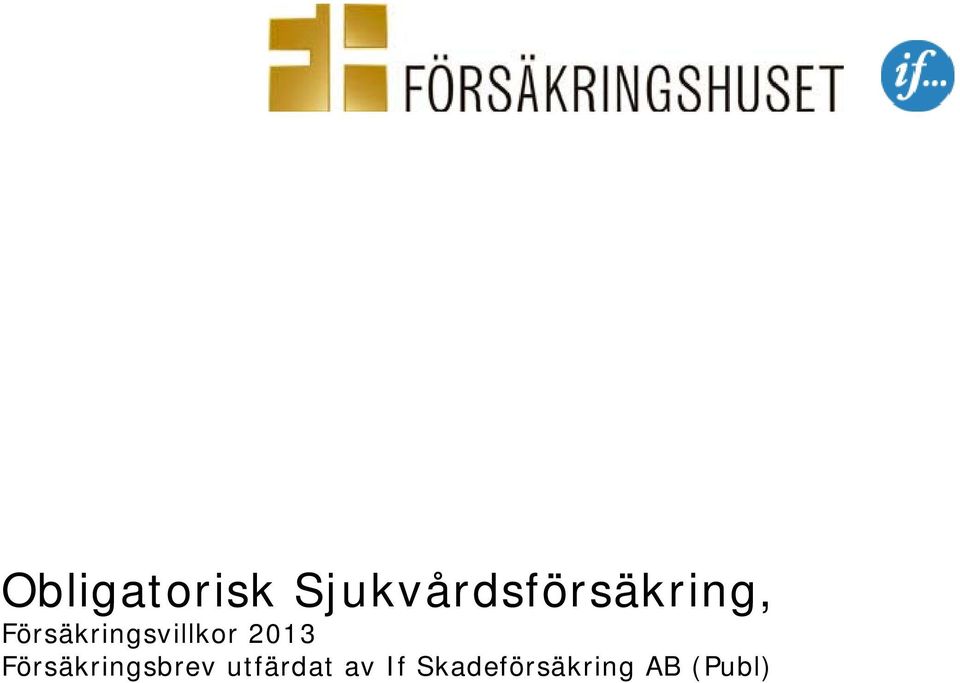 Försäkringsvillkor 2013