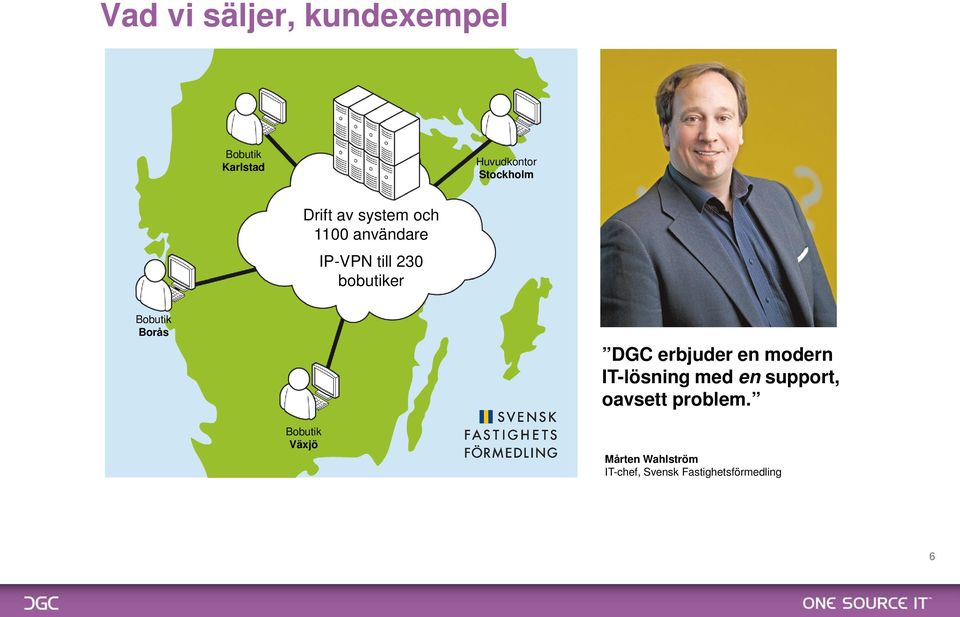 Borås DGC erbjuder en modern IT-lösning med en support, oavsett