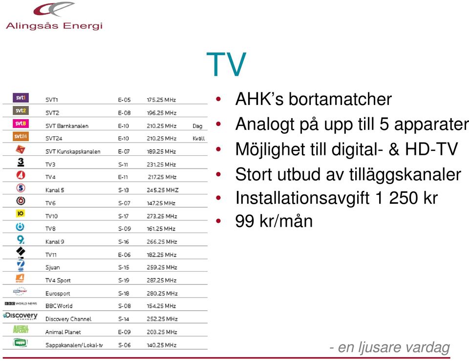 digital- & HD-TV Stort utbud av