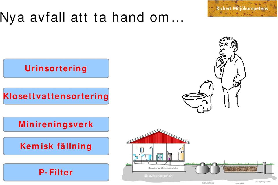 Klosettvattensortering