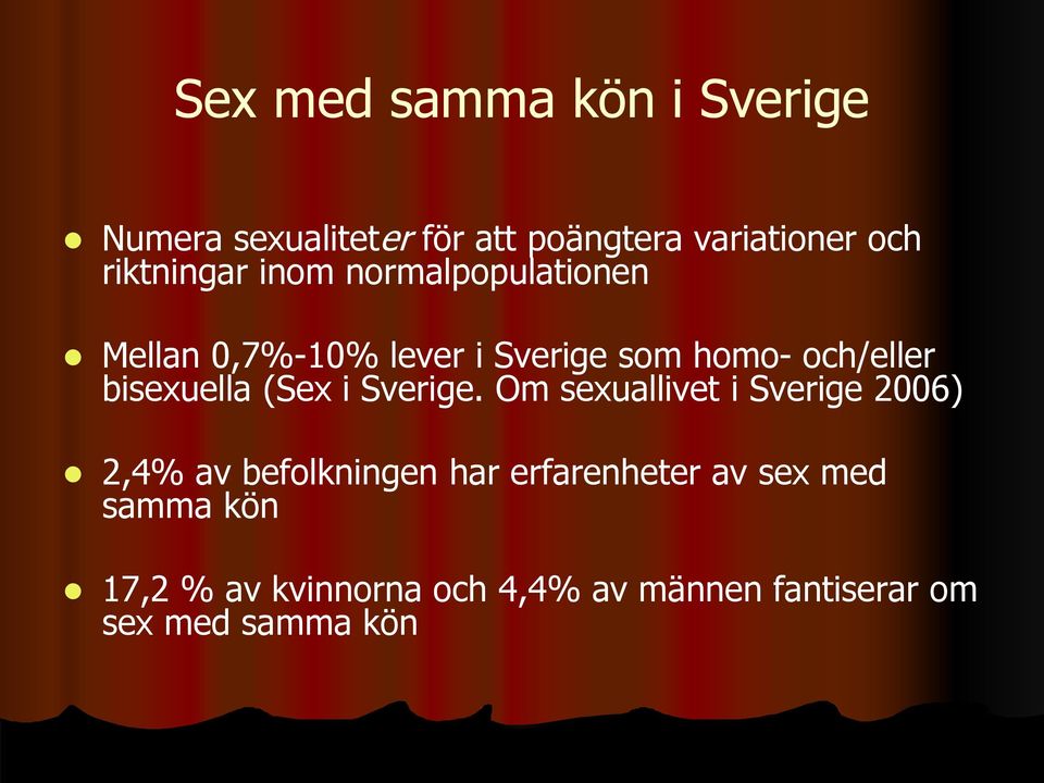 bisexuella (Sex i Sverige.