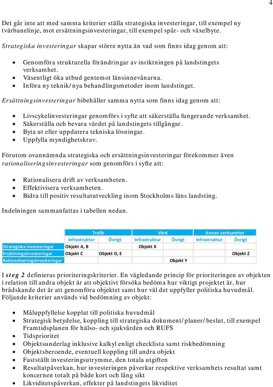 Väsentligt öka utbud gentemot länsinnevånarna. Införa ny teknik/nya behandlingsmetoder inom landstinget.