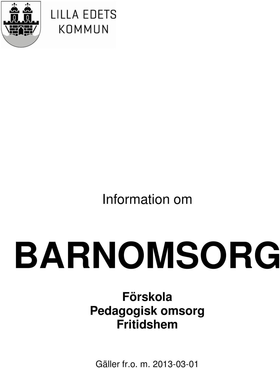 Pedagogisk omsorg