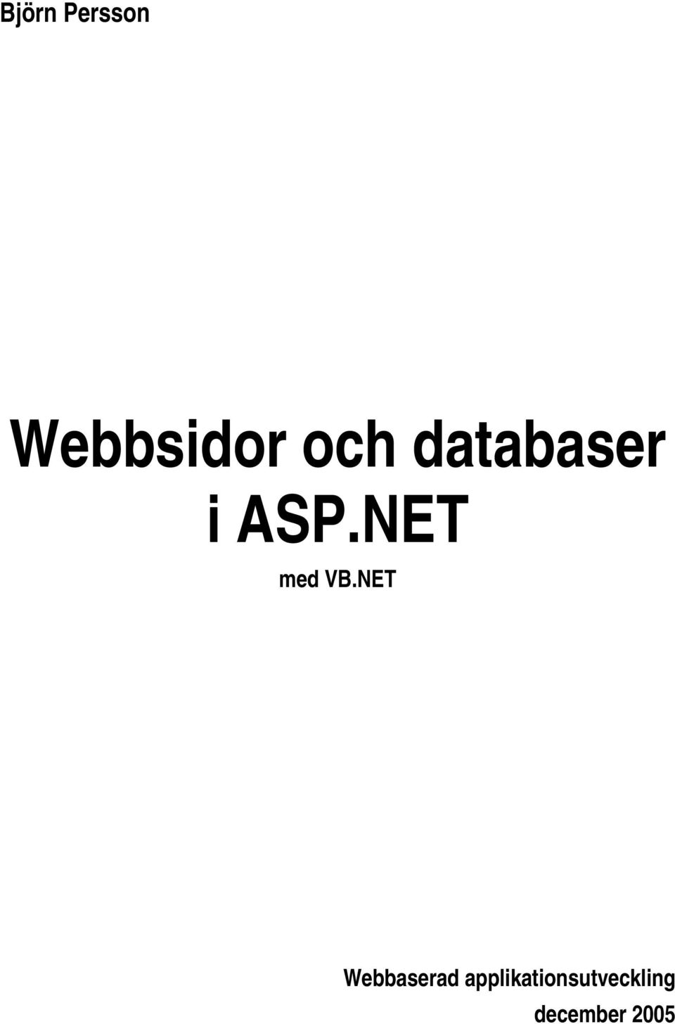 NET med VB.
