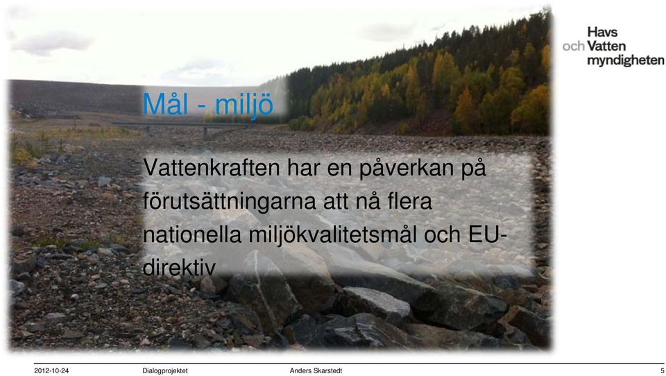 nationella miljökvalitetsmål och