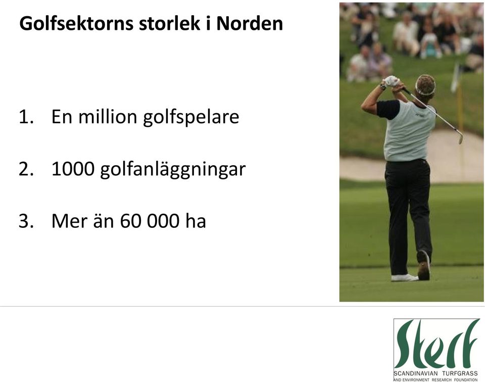 En million golfspelare 2.