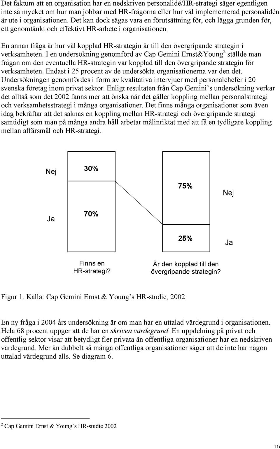 En annan fråga är hur väl kopplad HR-strategin är till den övergripande strategin i verksamheten.