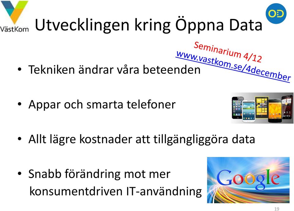 lägre kostnader att tillgängliggöra data Snabb