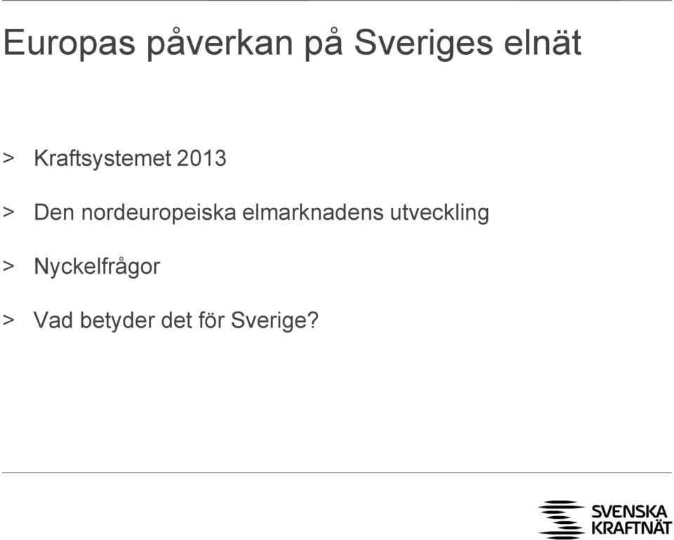 nordeuropeiska elmarknadens