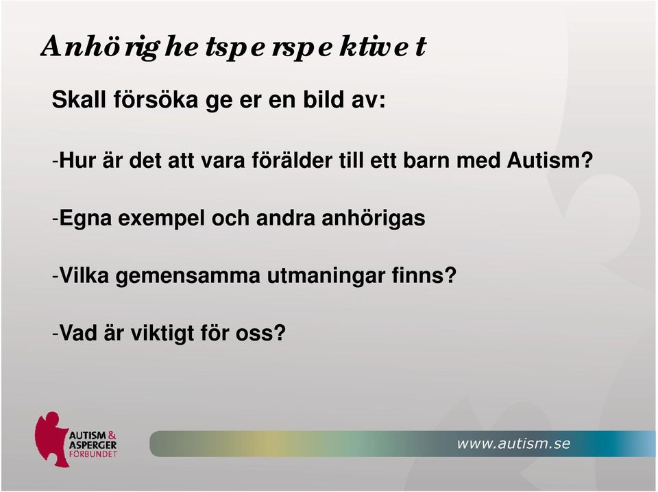 barn med Autism?