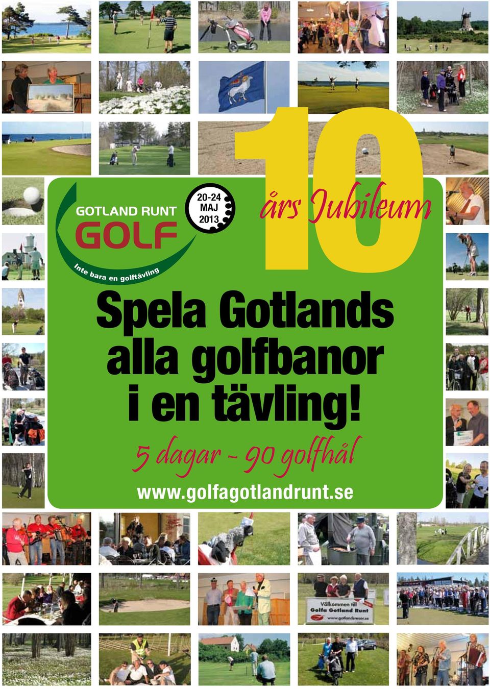 Spela Gotlands alla golfbanor