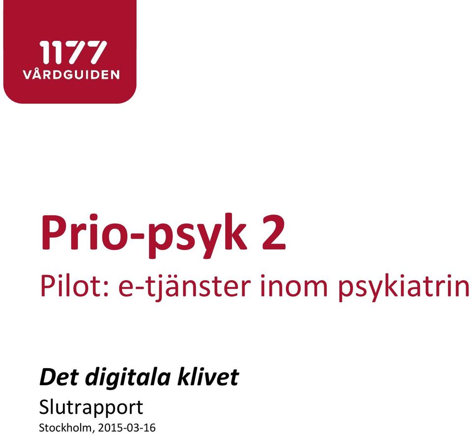 psykiatrin Det digitala