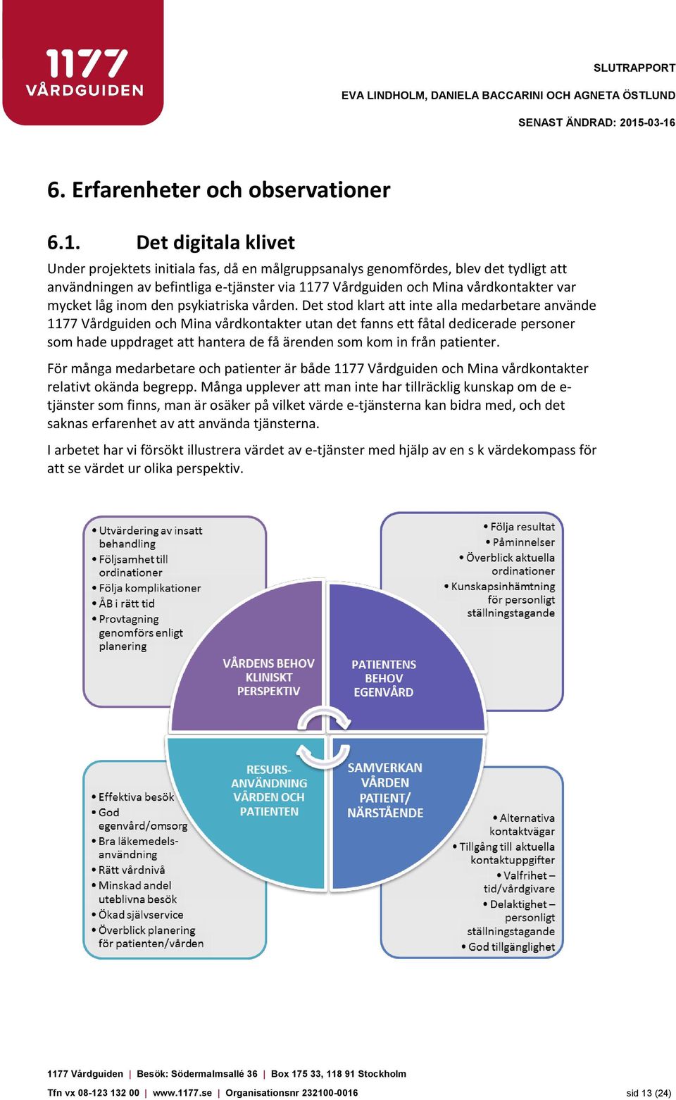 låg inom den psykiatriska vården.