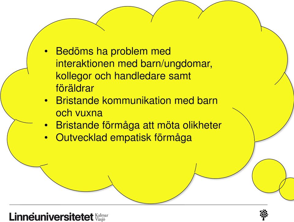 föräldrar Bristande kommunikation med barn och